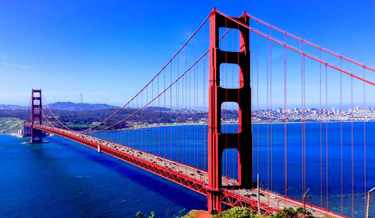 Foto:USA Rundreise Westkste - San Francisco Golden Gate Bridge (Kalifornien)